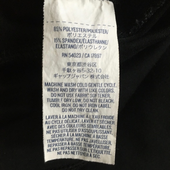 3/$20 Old Navy active black leggings tie ankles Large - Picture 5 of 5